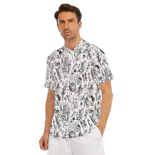 Nightmare Halloween Sketches - Men's Polo Shirt