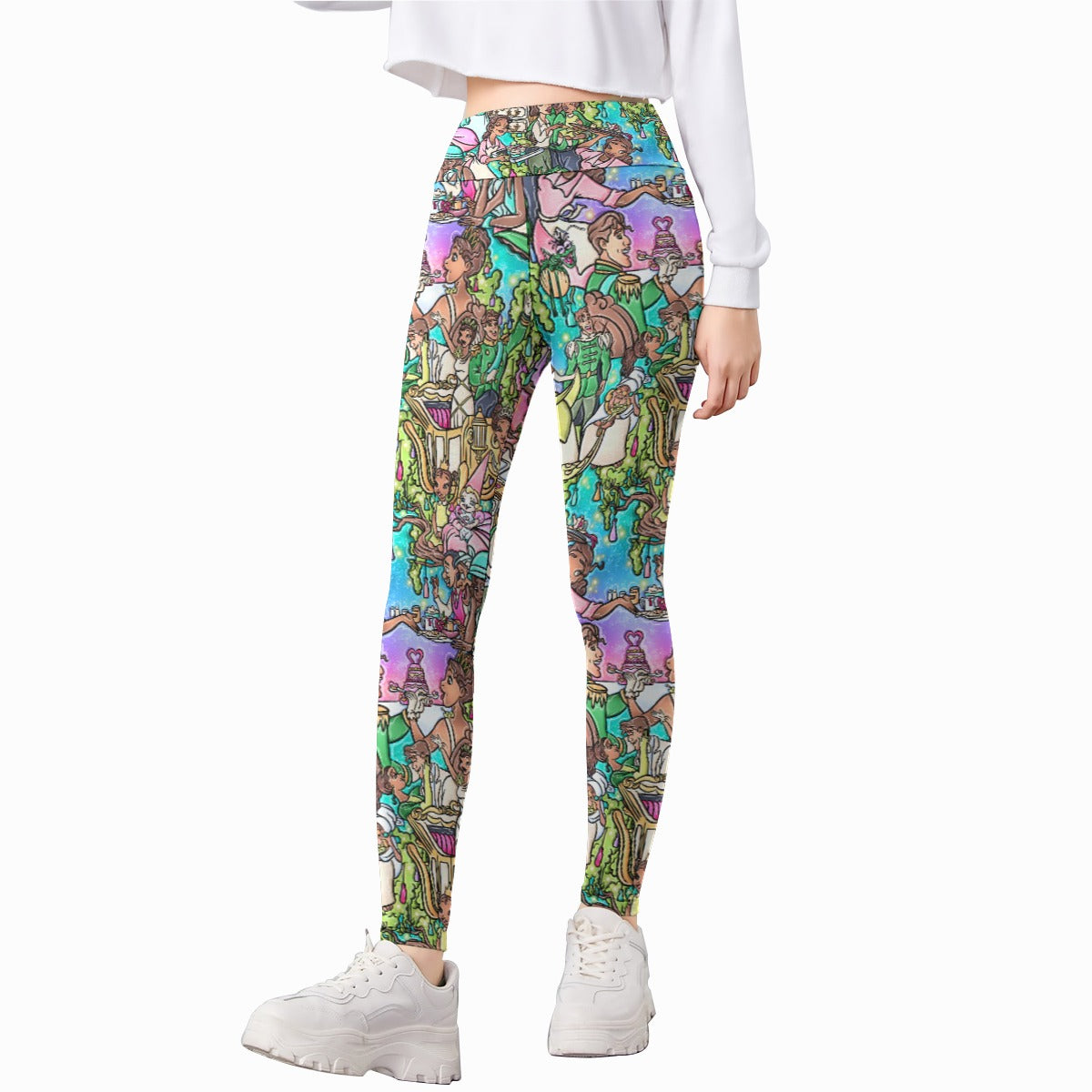 Bayou Princess Storybook Scenes - Kid's Leggings