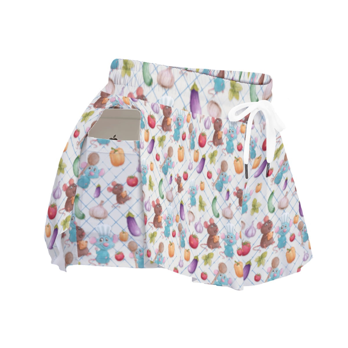 Ratatouille Veggies - Women's Flowy Pocket Shorts