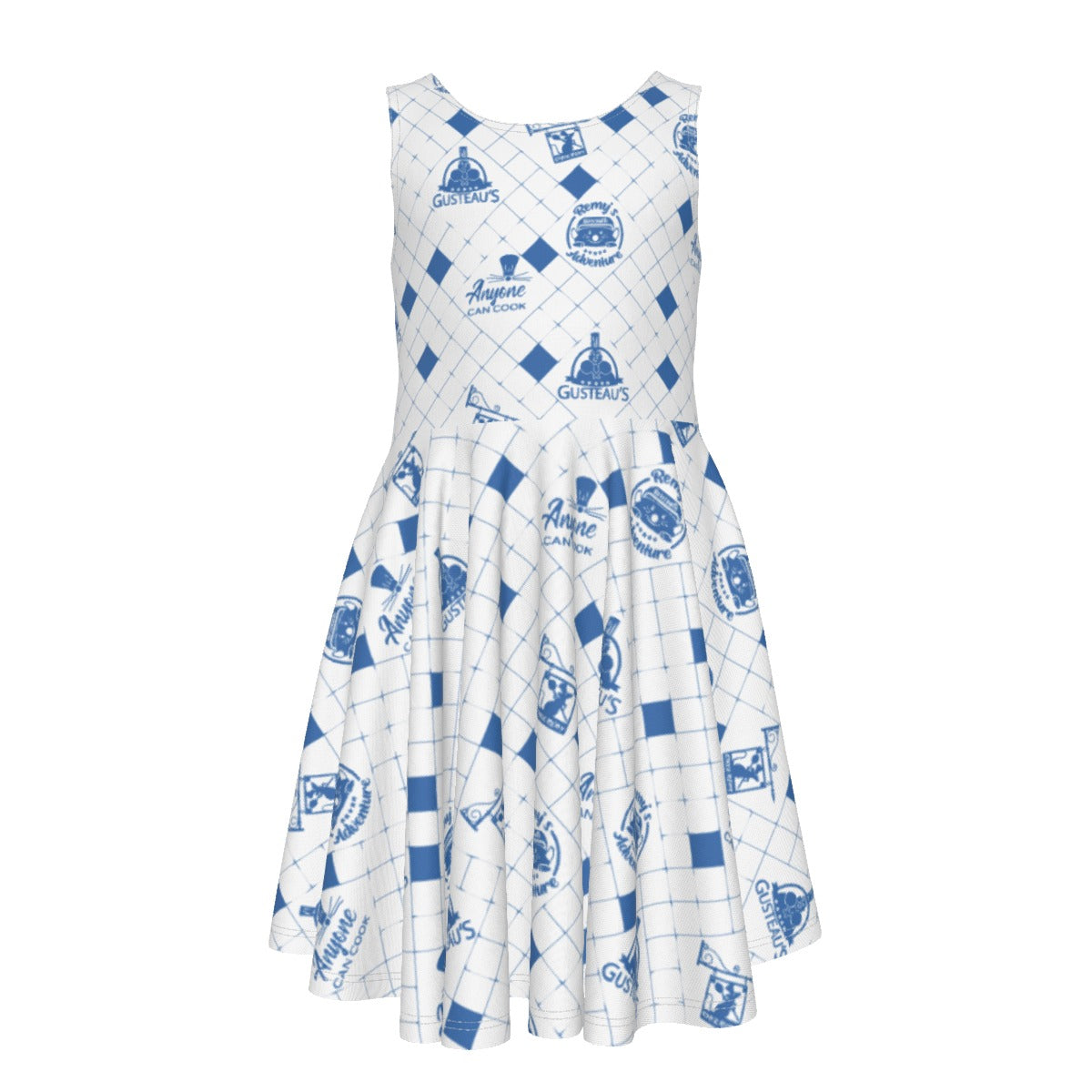Chez Little Chef - Kid's Sleeveless Skater Dress