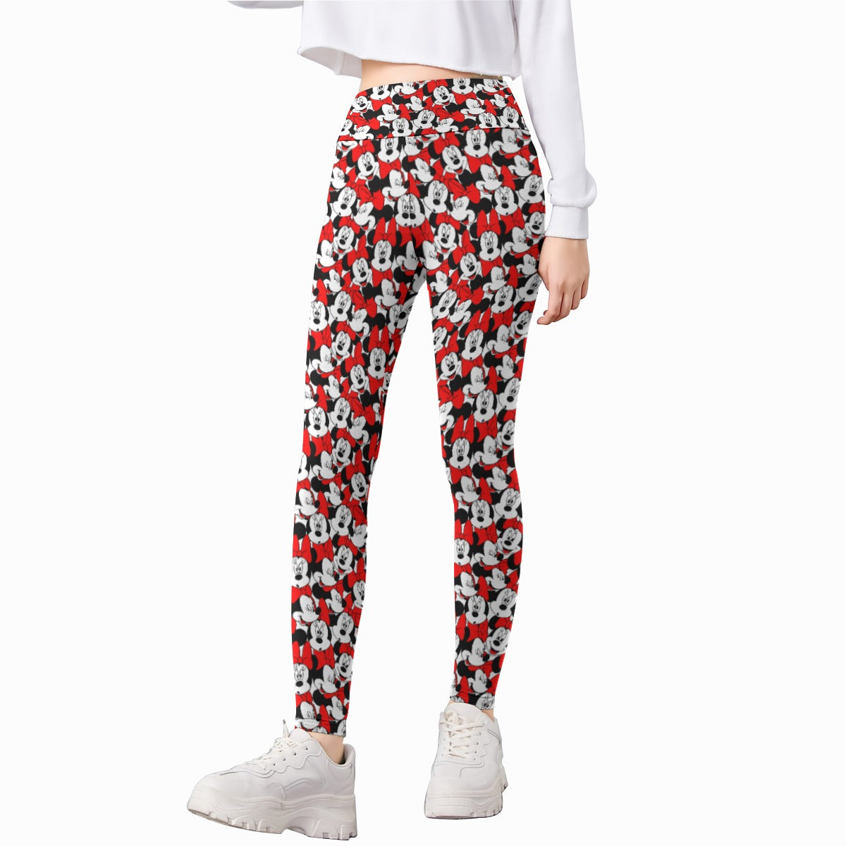 Many Faces of Polka Dot Mouse - Kid's Leggings