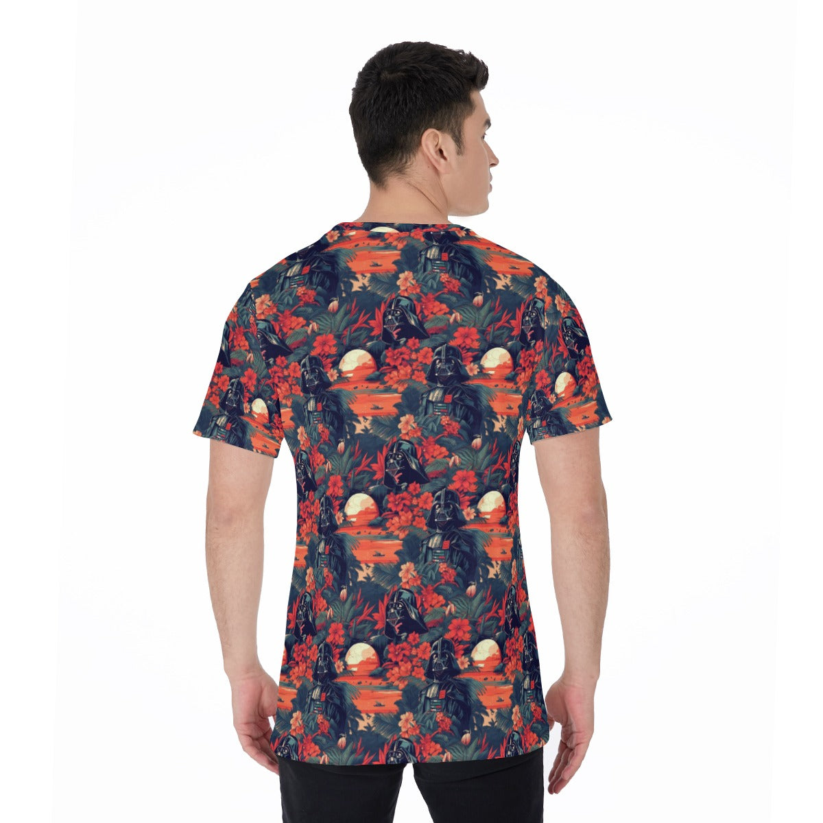 Tropical Dark Side Escape - Men's Short Sleeve T-Shirt