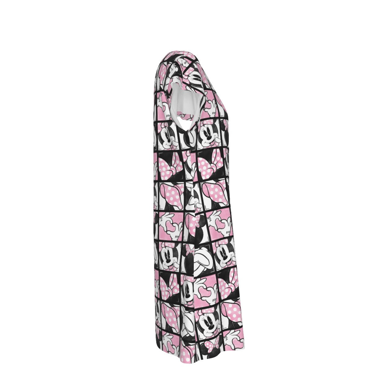 Mouse Bow Block Party - Women's T-Shirt Dress