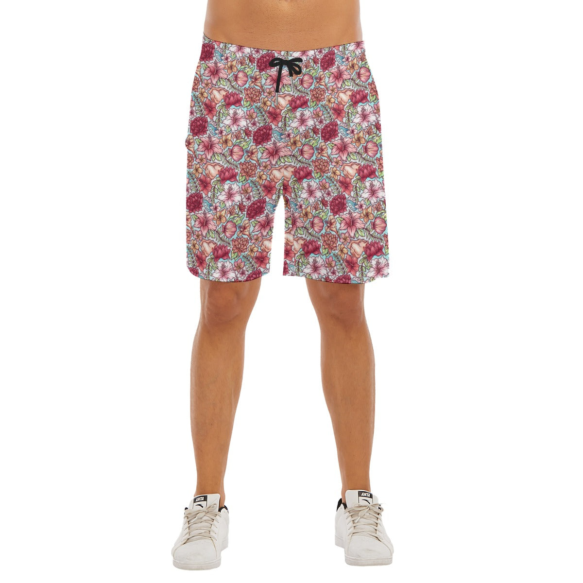 Fairytale Florals – Island Princess - Men’s Pocket Beach Shorts