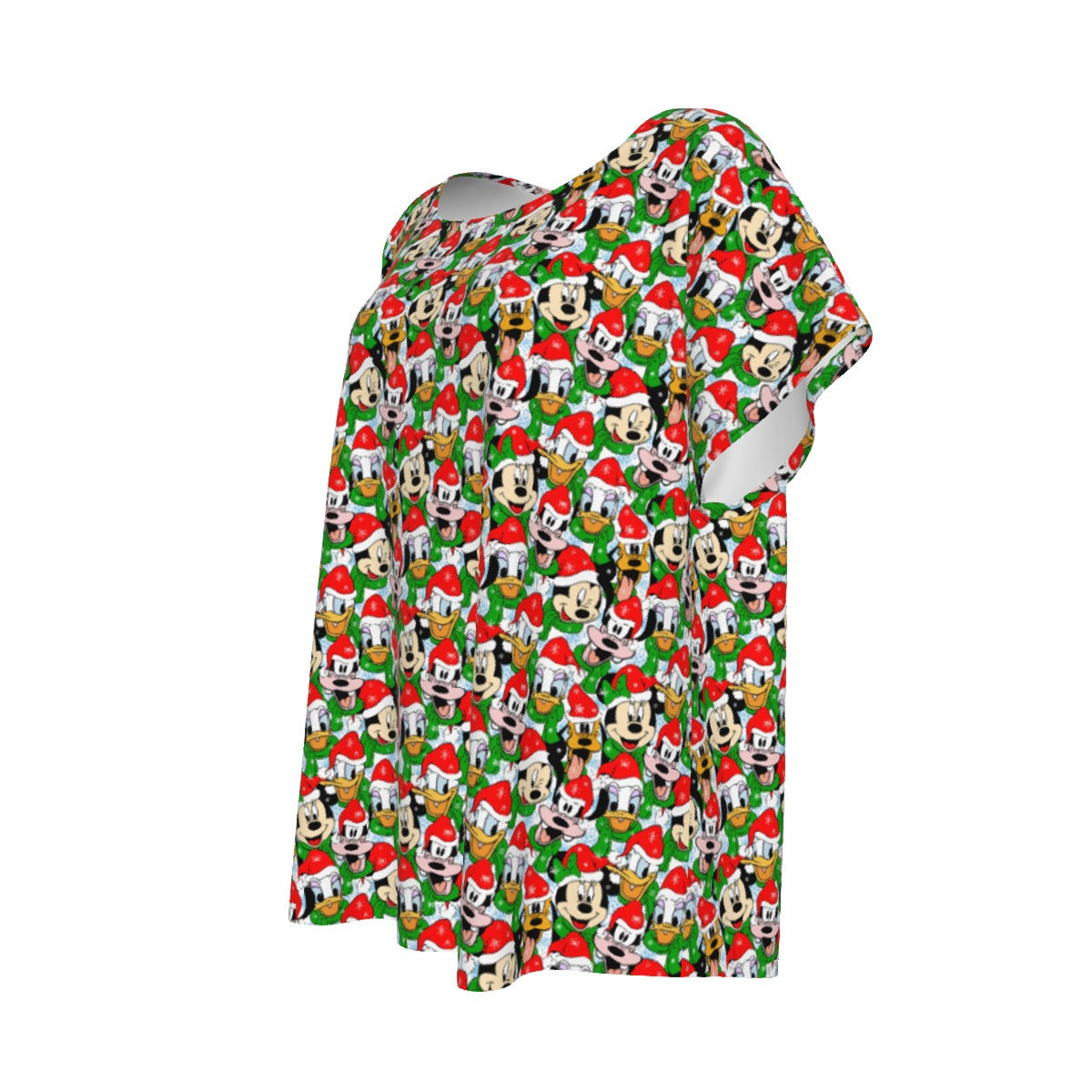 Mouse Friends in Santa HatsHats - Women’s Relaxed Fit Scoop Tee