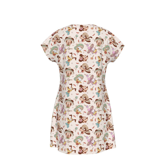 Fiesta Sombrero Pals - Women's T-Shirt Dress