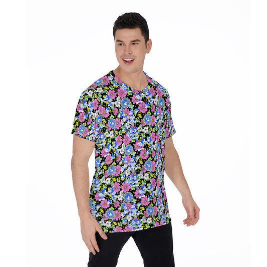 Garden Whimsy - Vintage Mouse Romance - Men's Short Sleeve T-Shirt