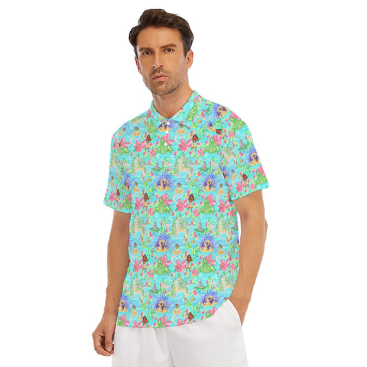 Tropical Island Paradise - Men's Polo Shirt