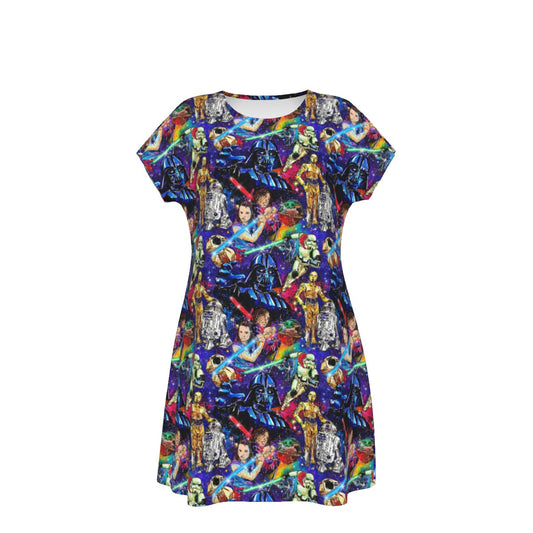 Galaxy Saga - Women's T-Shirt Dress