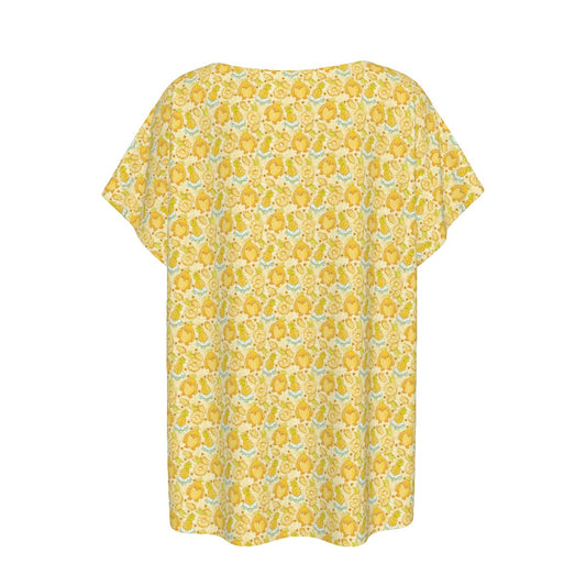 Fruitimals - Pineapple Penguins - Women’s Relaxed Fit Scoop Tee