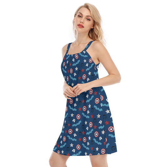 American Superhero - Women’s Adjustable Sundress