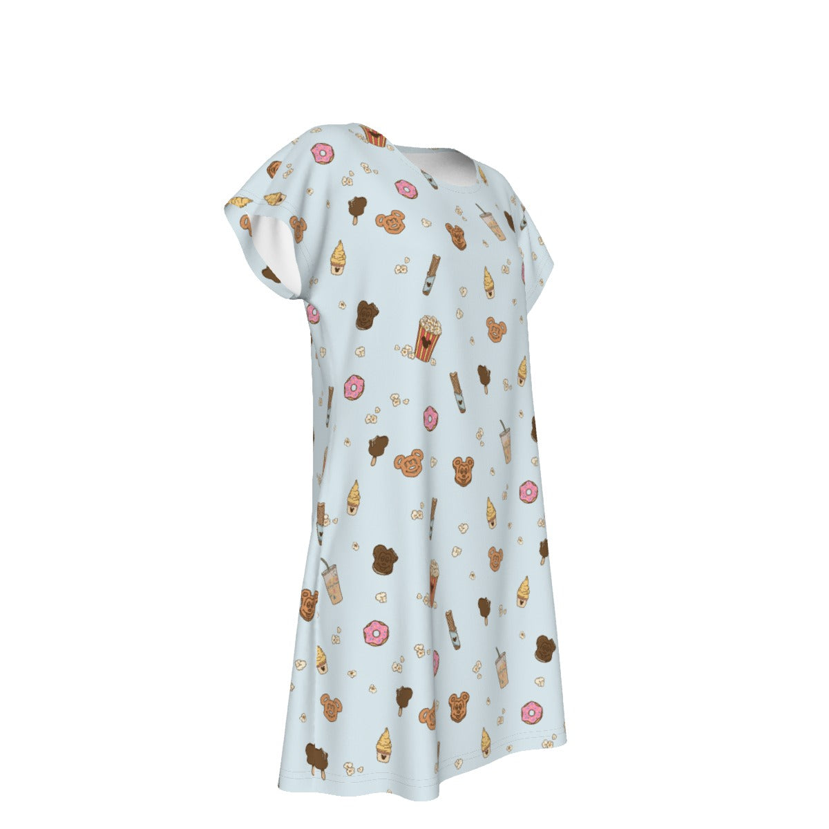 Minimal Snackcore - Women's T-Shirt Dress
