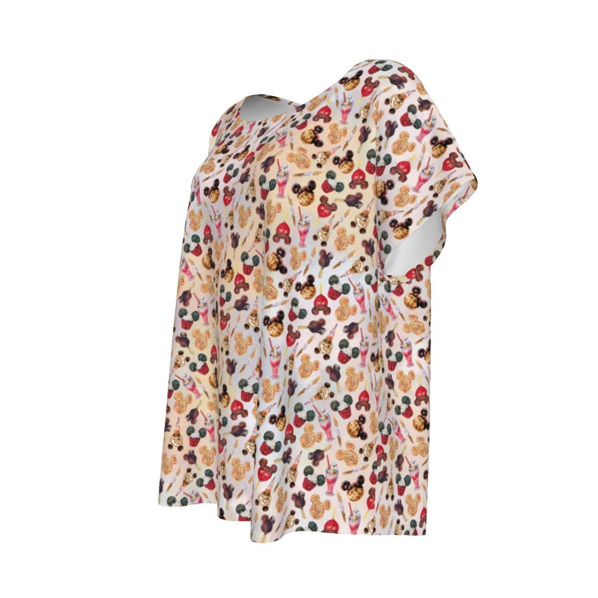Mouse Snack Treats - Women’s Relaxed Fit Scoop Tee