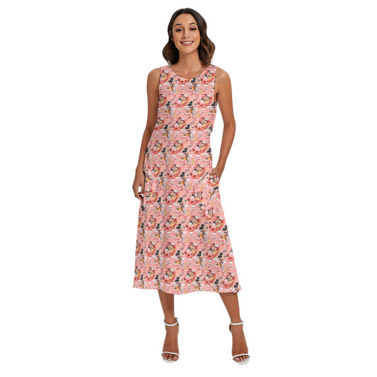 Power Couple Race Ready - Women’s Diagonal Pocket Midi Dress