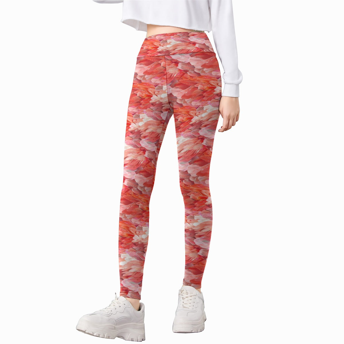 Animal Print - Flamingo - Kid's Leggings