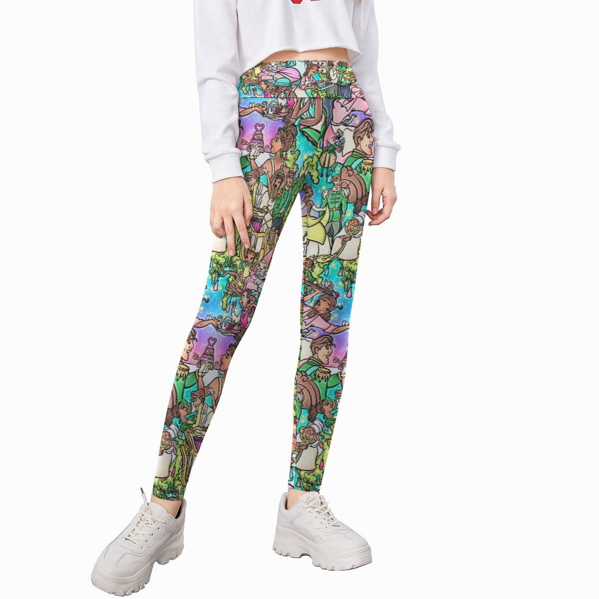 Bayou Princess Storybook Scenes - Kid's Leggings