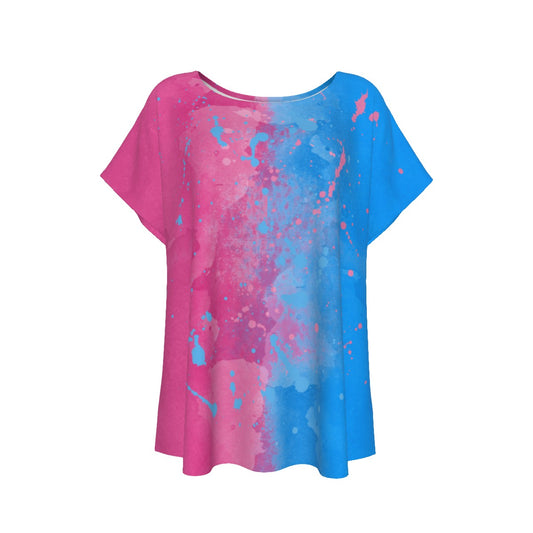 Pink or Blue Fairytale Dress - Women’s Relaxed Fit Scoop Tee