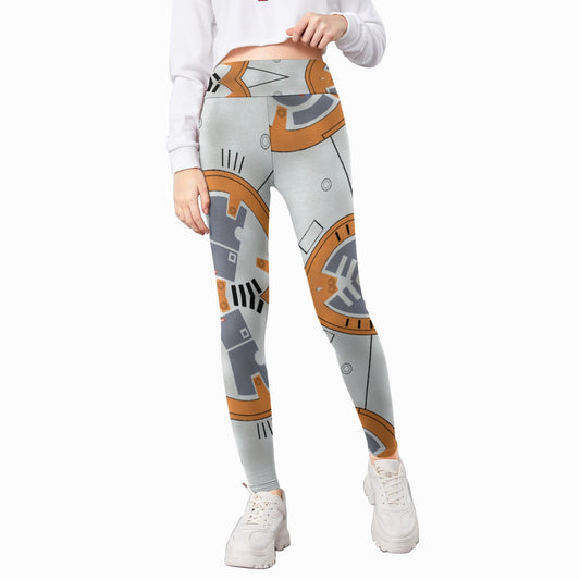 Little Round Droid - Kid's Leggings