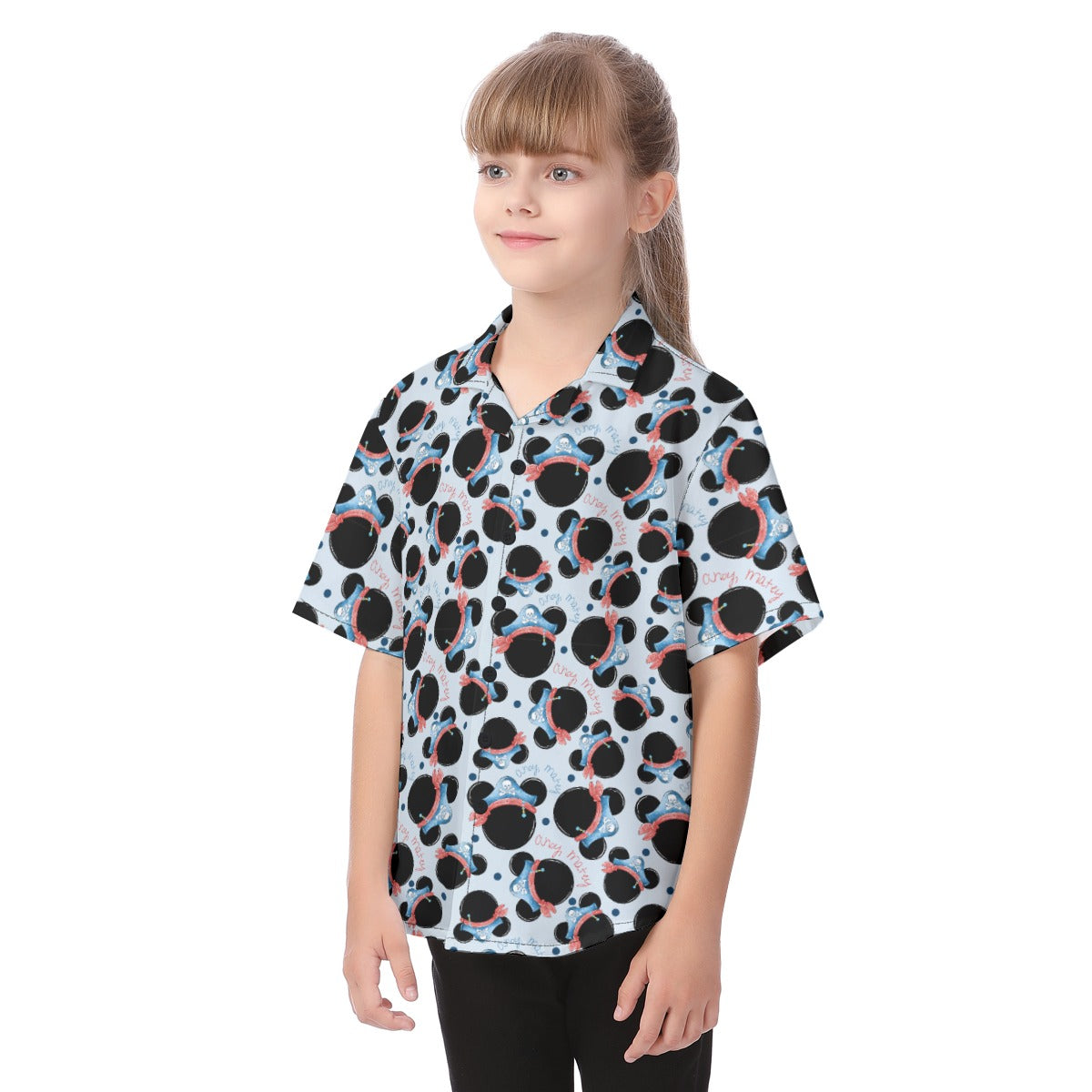 A Pirate Life for Mickey - Kid's Hawaiian Button Up Shirt