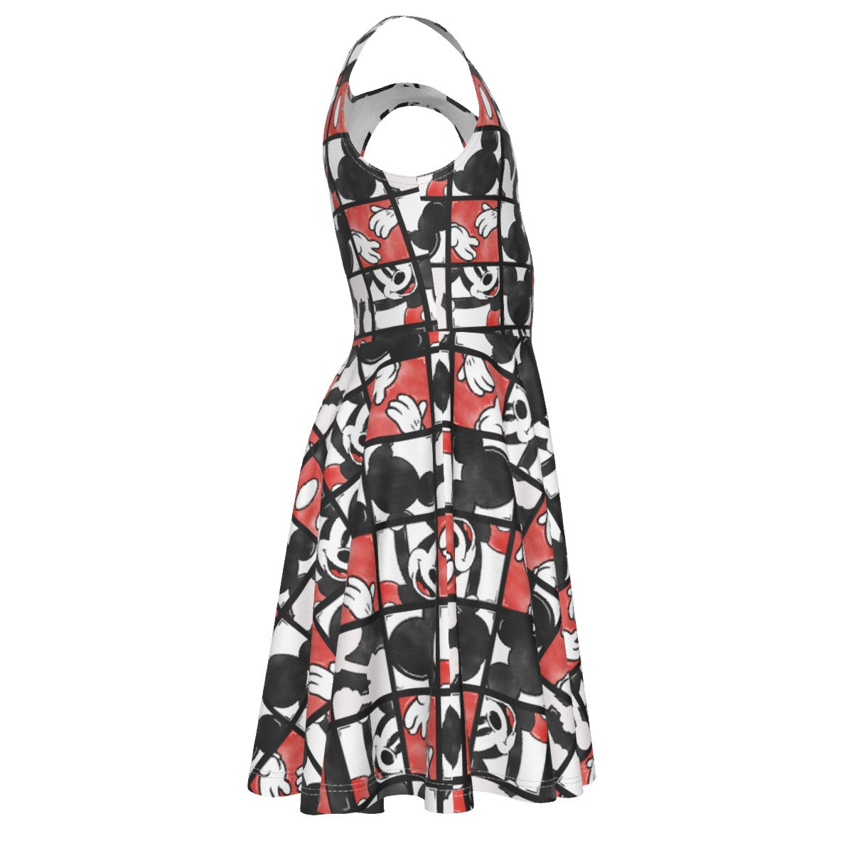 Mouse Block Party - Kid's Sleeveless Skater Dress