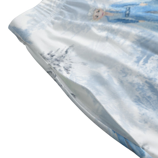 Enchanted Winter Landscape - Women’s Pocket Midi Skirt