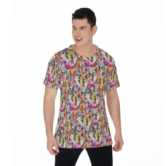 Whimsical Storybook Cats - Men's Short Sleeve T-Shirt