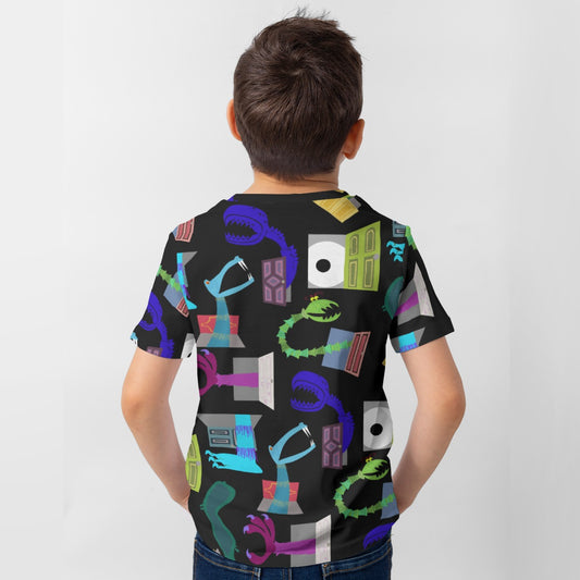 Andy’s Room Clouds - Kid’s Short Sleeve T-Shirt