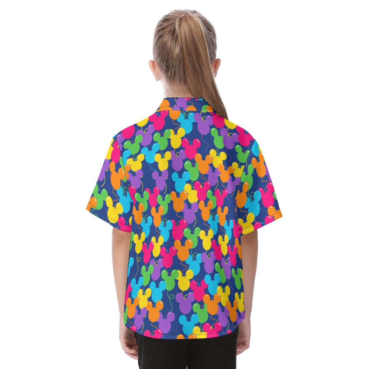 Bright Mouse Ear Balloons - Kid's Hawaiian Button Up Shirt