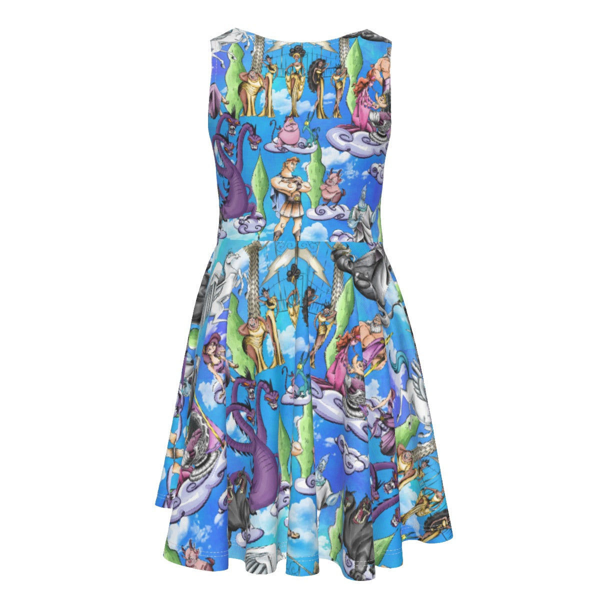 Mythic Hero Chaos Clouds - Kid's Sleeveless Skater Dress