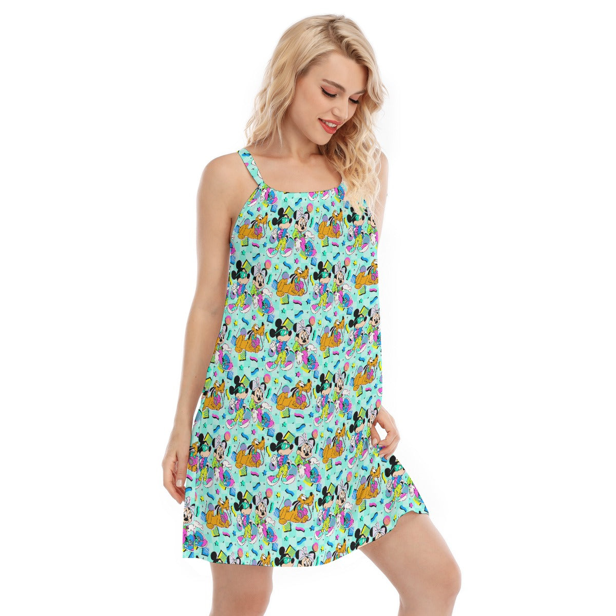 80s Pop Party Pals - Women’s Adjustable Sundress