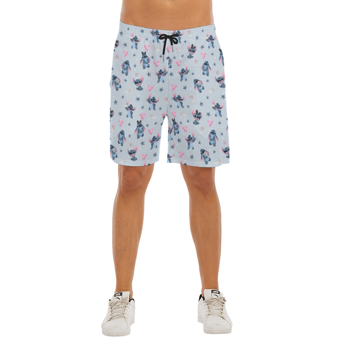 Happy Blue Alien - Men’s Pocket Beach Shorts