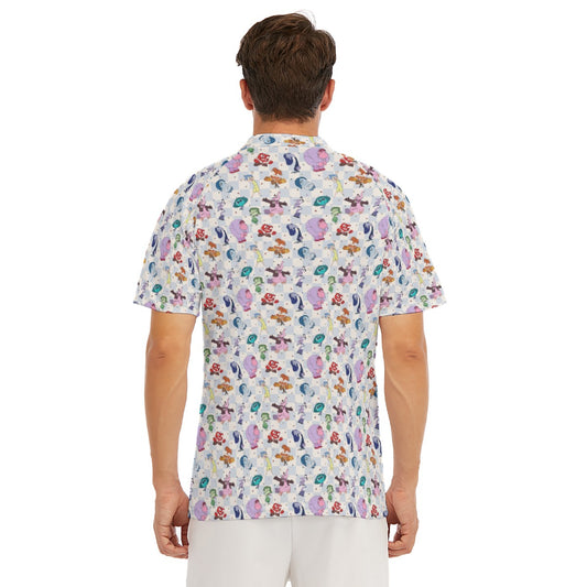 Blue Check Emotional Spectrum - Men's Polo Shirt