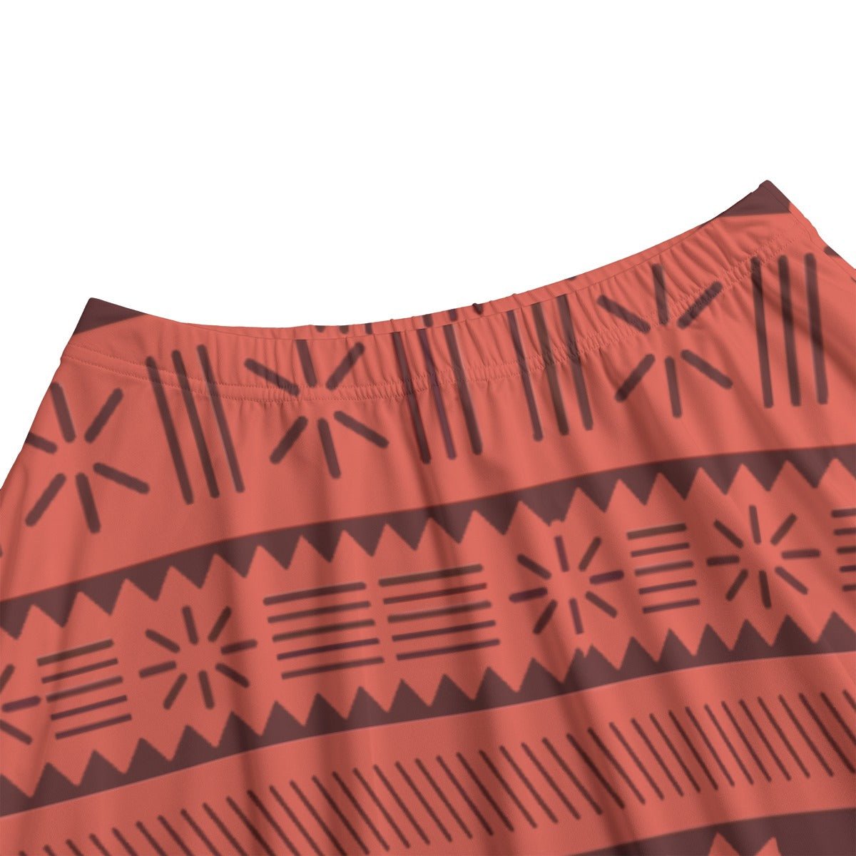 Island Tribal Patterns - Women’s Pocket Midi Skirt
