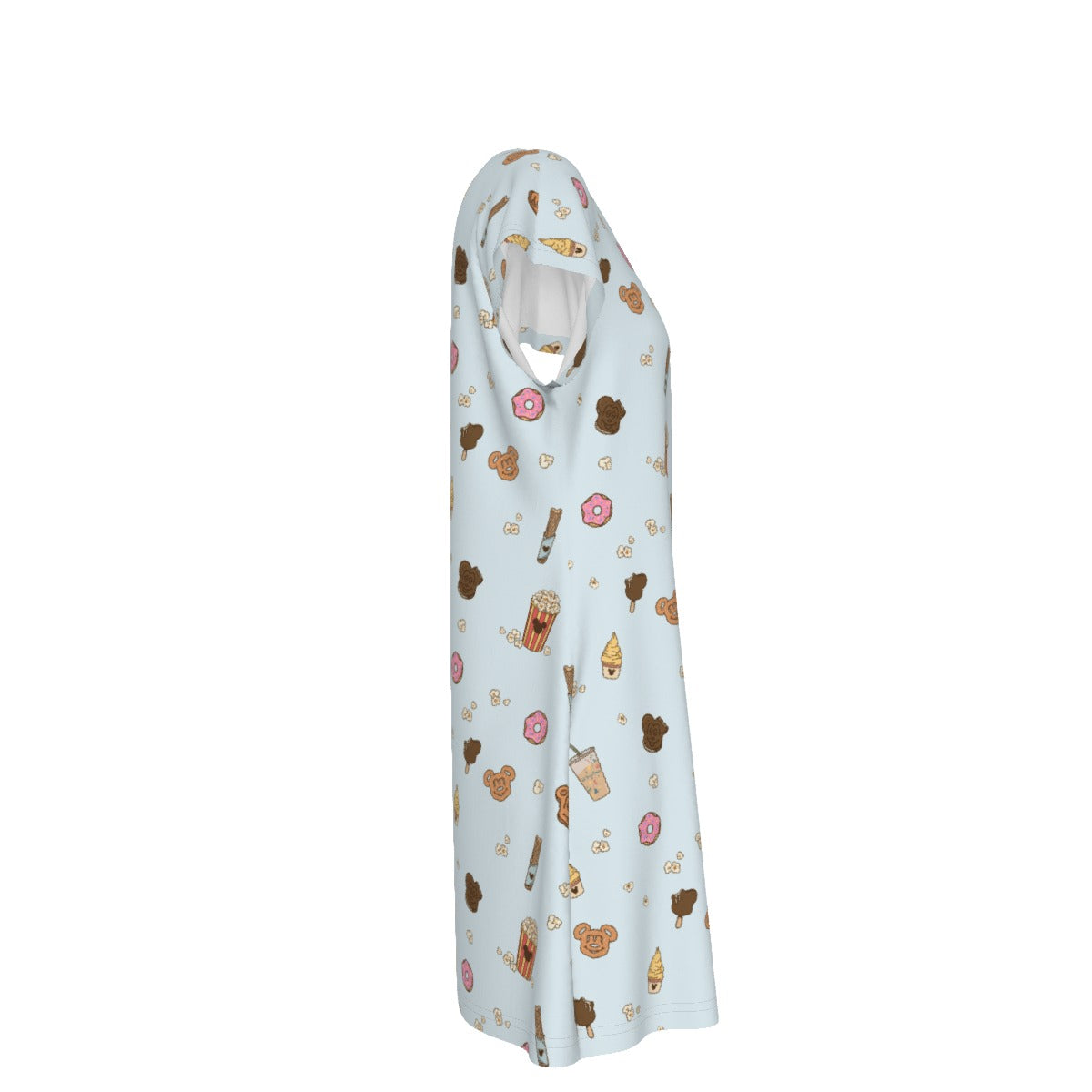 Minimal Snackcore - Women's T-Shirt Dress