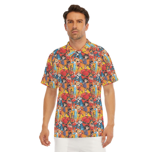 Super Squad Sketched - Men's Polo Shirt