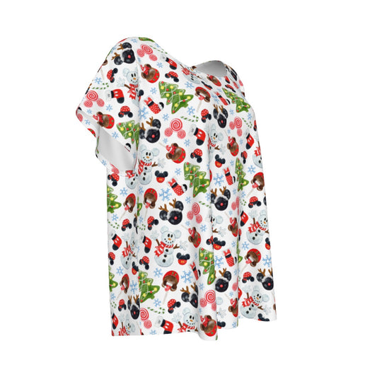 Mouse Magic Christmas - Women’s Relaxed Fit Scoop Tee