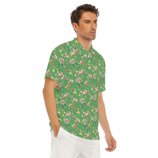 Mouse & Friends Christmas Cheer - Men's Polo Shirt