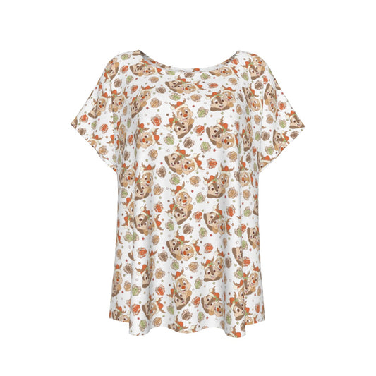 Holiday Mischief Duo - Women’s Relaxed Fit Scoop Tee