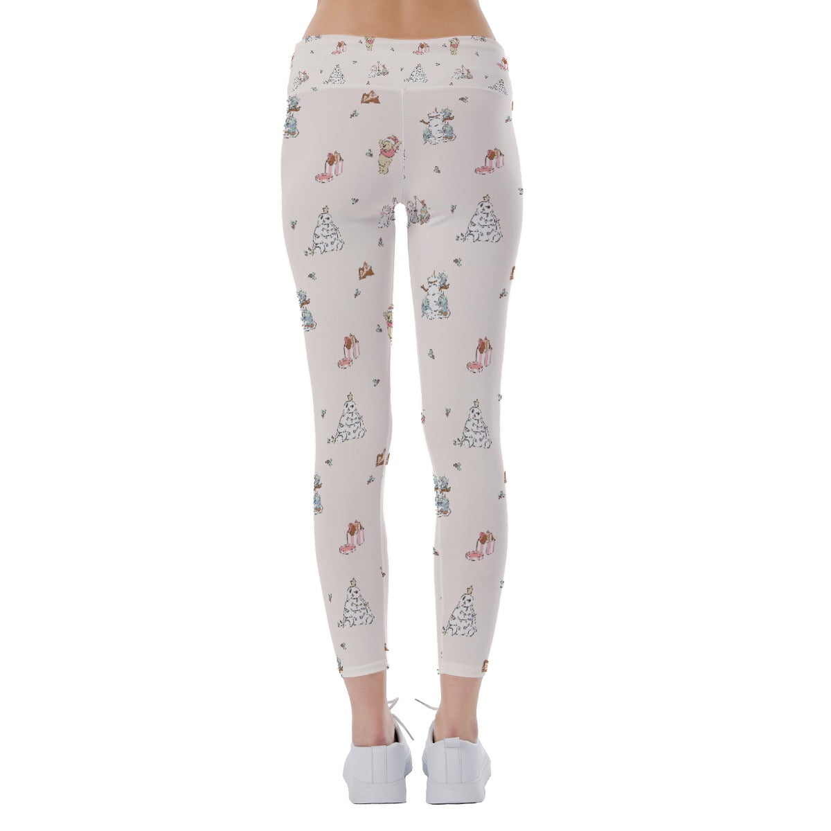 Storybook Christmas Cameo Mix - Women's Yoga Leggings