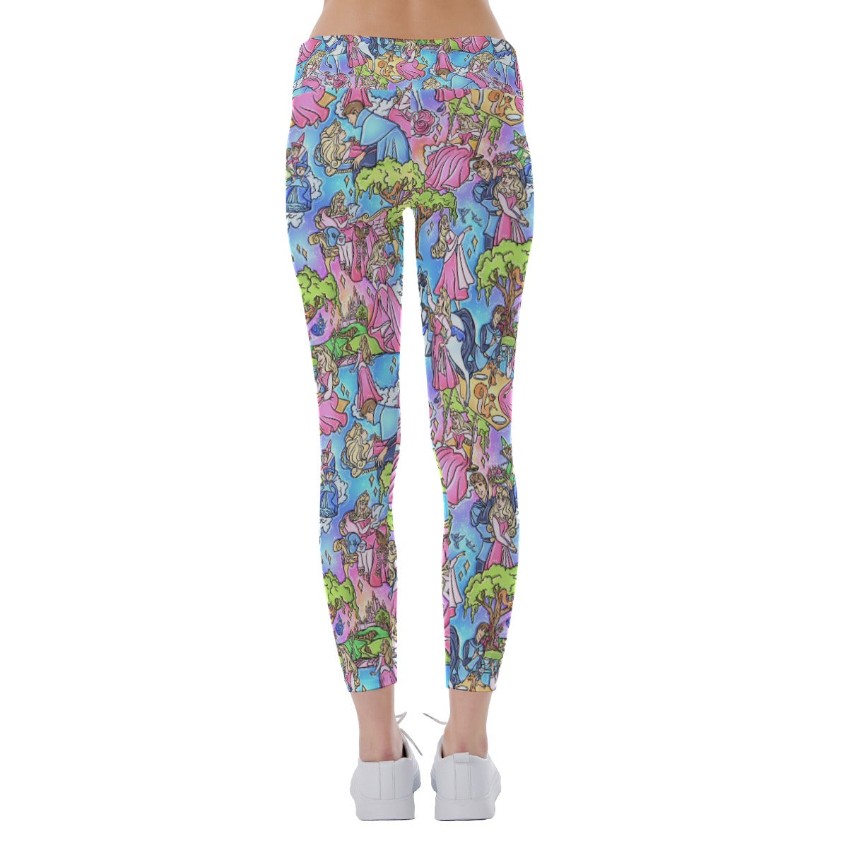 Dreaming Princess Storybook Scenes - Women’s Yoga Leggings