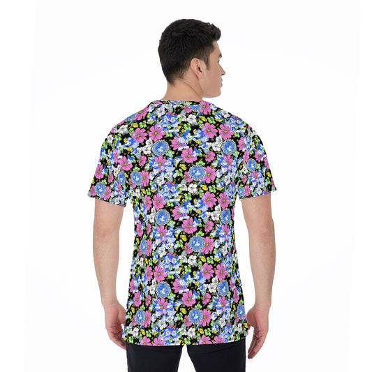 Garden Whimsy - Vintage Mouse Romance - Men's Short Sleeve T-Shirt