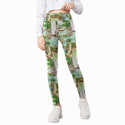 Jungle River Cruise - Kid's Leggings