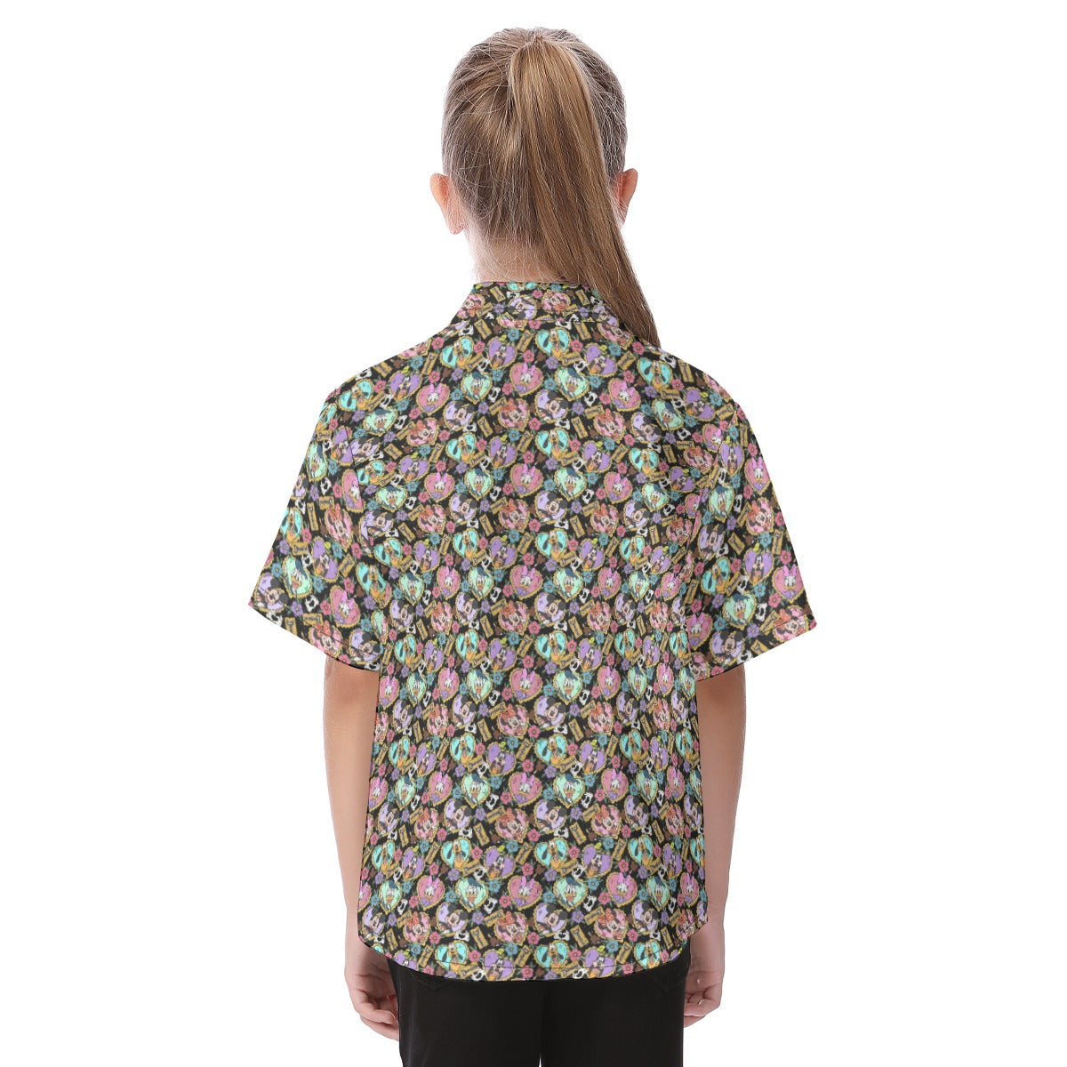 Tattoo Hearts Classic Crewends - Kid's Hawaiian Button Up Shirt