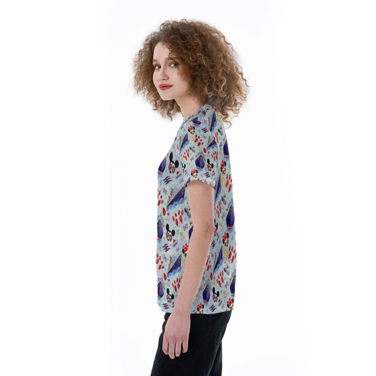 DCL Cruise Style Adventure - Women's Short Sleeve V-Neck T-Shirt