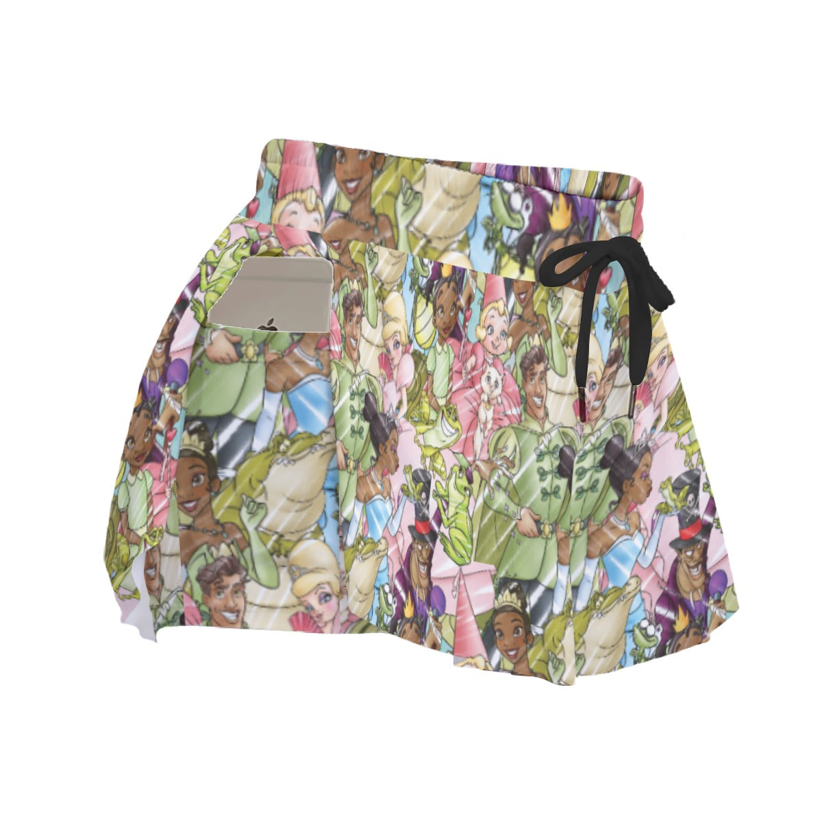 Bayou Royal Sketchched - Women's Flowy Pocket Shorts