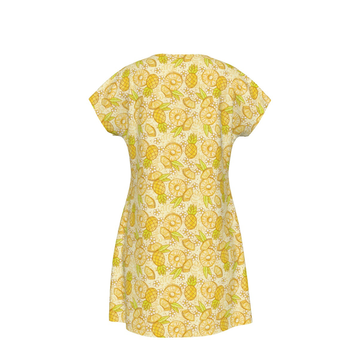 Summer Fruits - Pineapple - Women's T-Shirt Dress