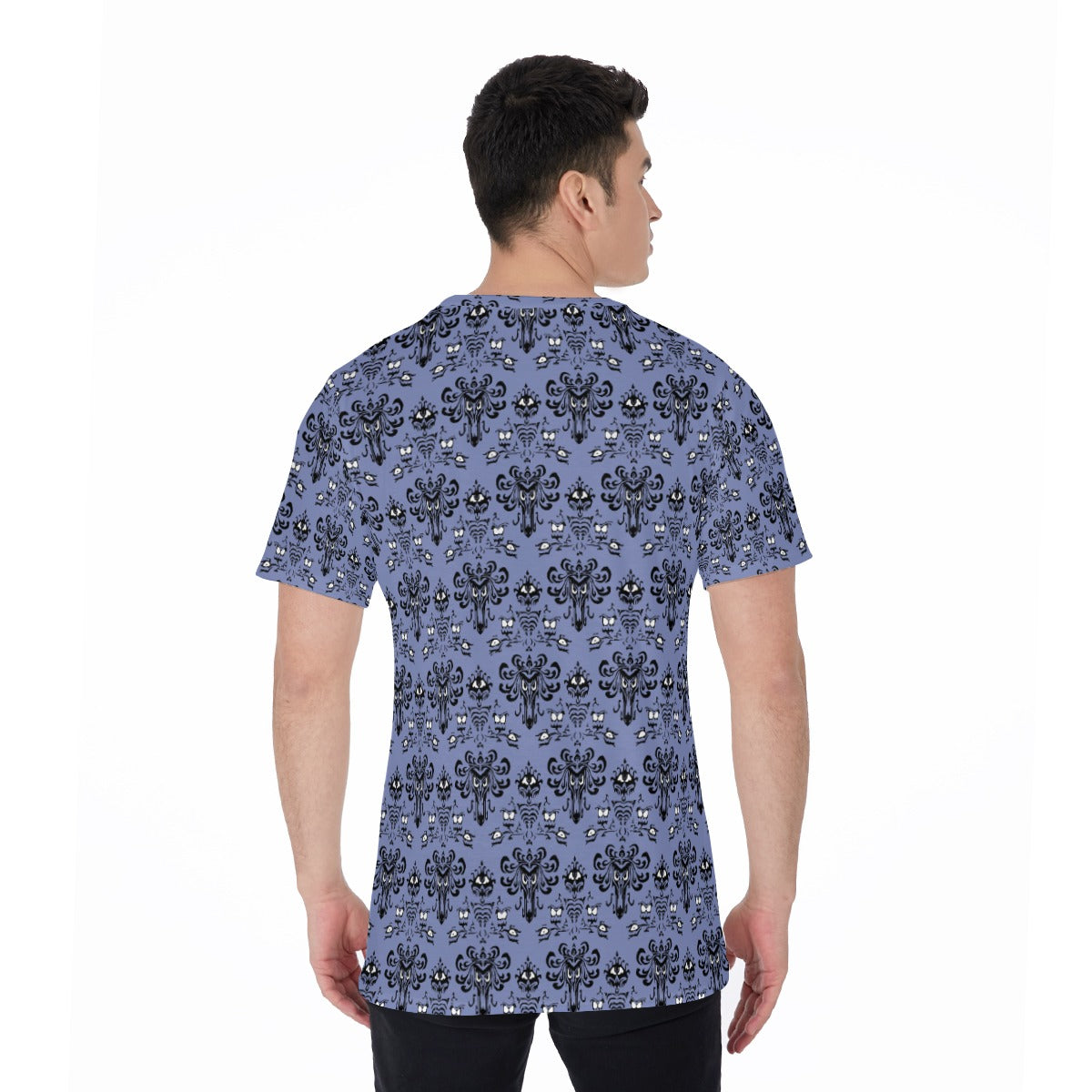 Spooky Mansion Wallpaper - Men's Short Sleeve T-Shirt