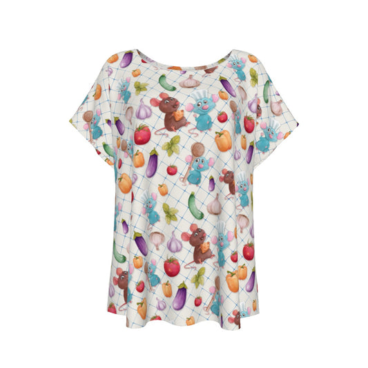 Ratatouille Veggies - Women’s Relaxed Fit Scoop Tee