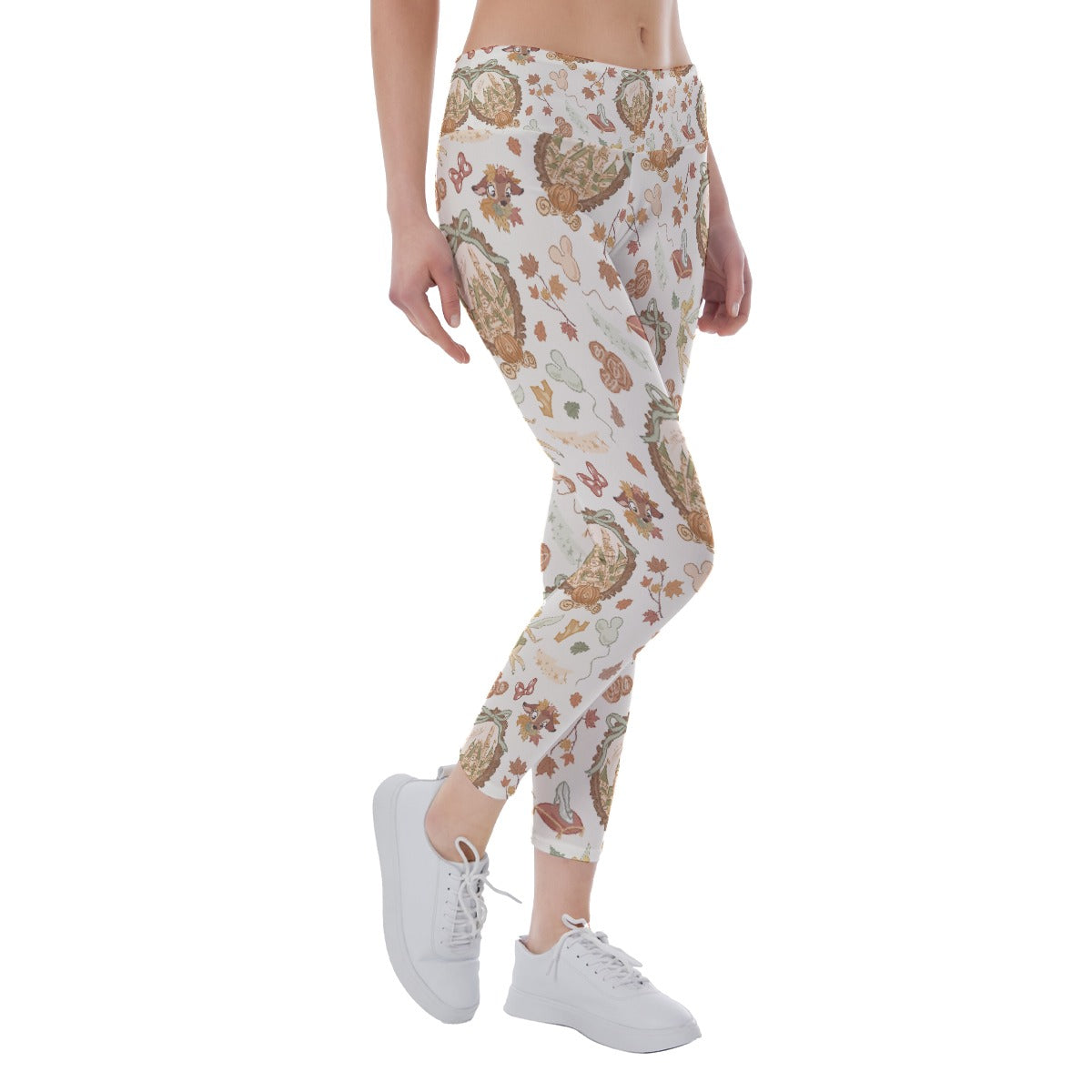 Fairy Fall Cameos - Women's Yoga Leggings