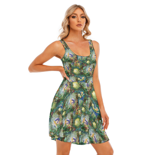 Pixie Fairy in Hollow - Women's Sleeveless Pocket Skater Dress
